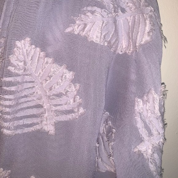 Wilfred Augustine Blouse Ruffled Peplum Blouse Aleutian S - Picture 8 of 13